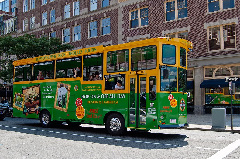 Stadtrundfahrt Boston - Trolley Sightseeing Bus