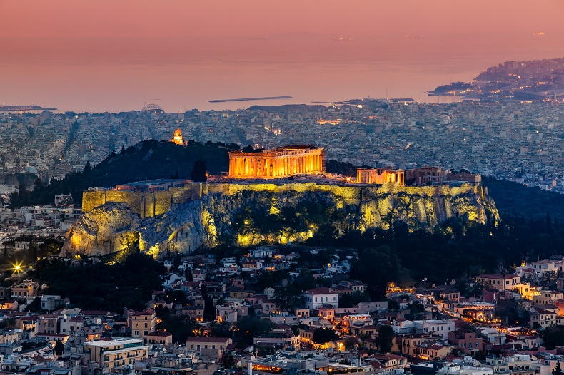 Nachts in Athen - Bild © antonpetrus - Envato Elements Pty