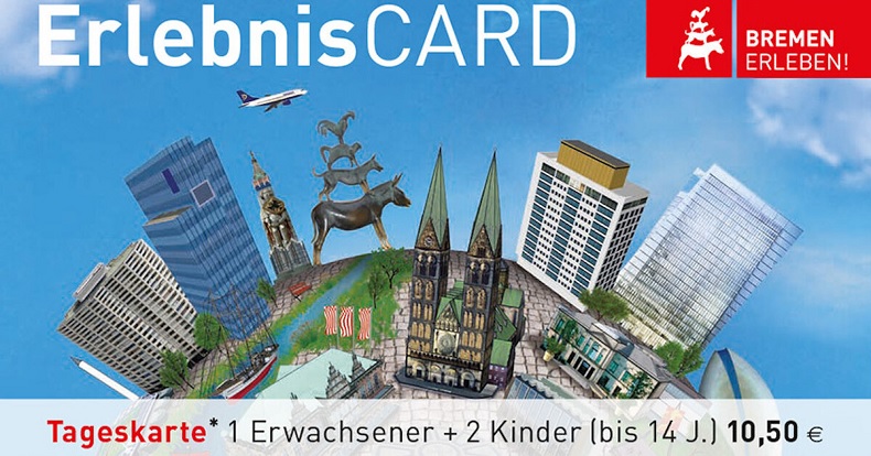 Touristenkarte Bremen: Bremen ErlebnisCARD