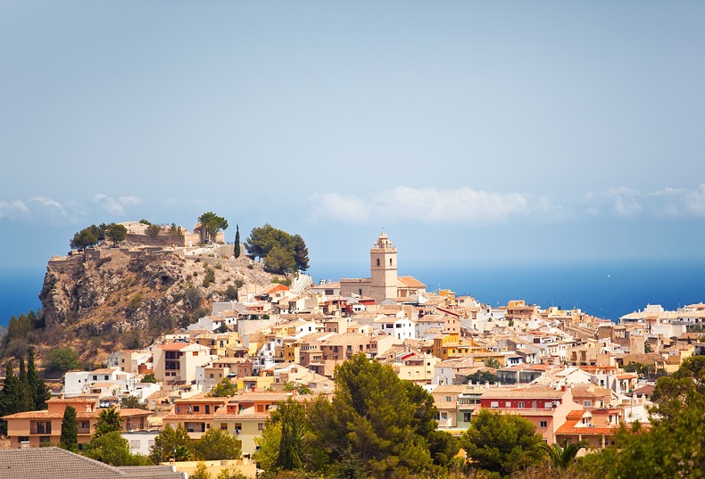 Städte oder Dörfer im Landesinneren der Costa Blanca