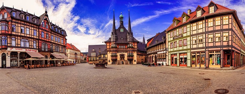 Der Marktplatz von Wernigerode