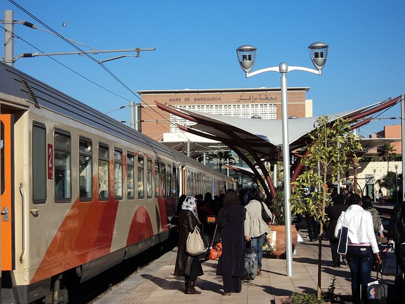 Bahnhof von Marrakesch, auch als Gare de Marrakech bekannt