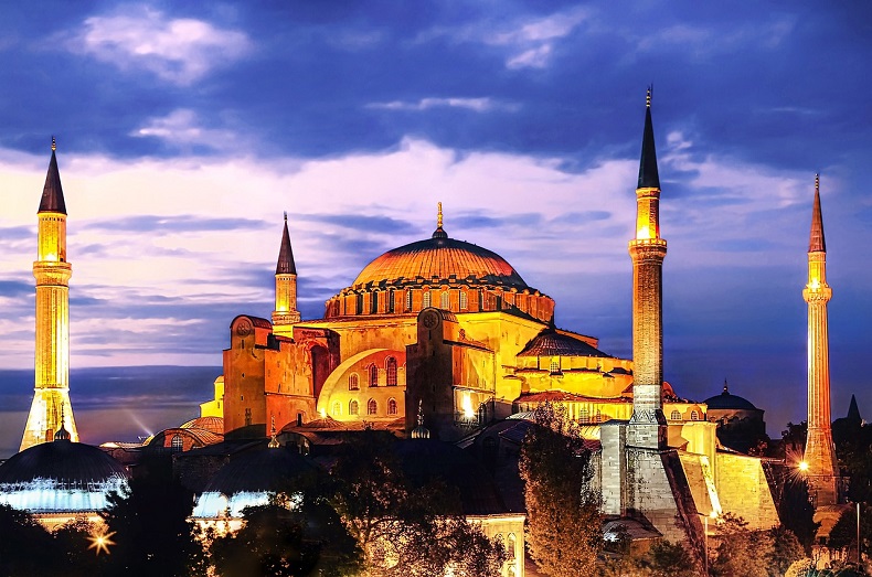 Istanbul am Abend und Nachts