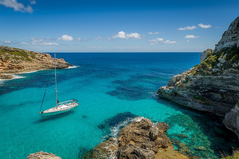 Schöne Strände und Buchten im Norden von Mallorca