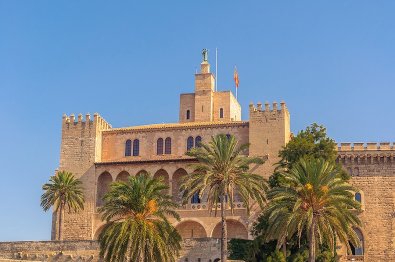 Palma de Mallorca - Besuch und Besichtigung des Palast La Almudaina