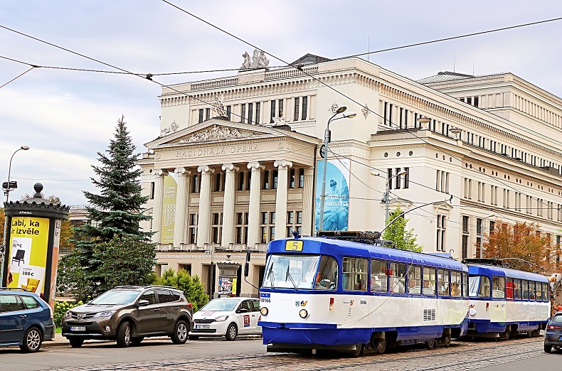 Öffentliche Verkehrsmittel Riga