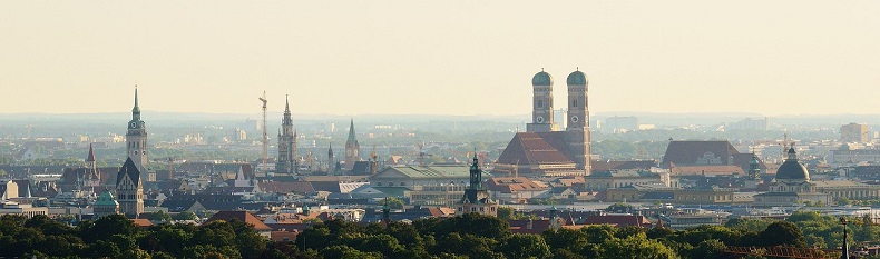 Ein Blick über München.