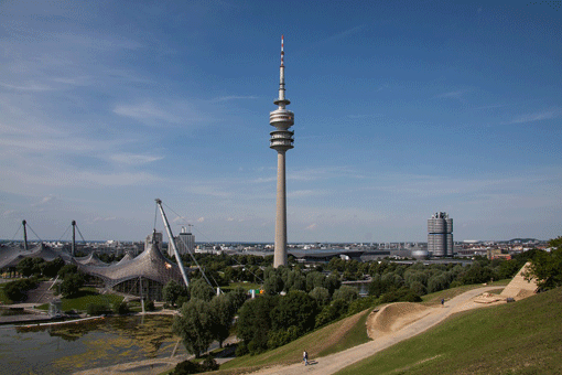 Besucherattraktion in München - der Olympiapark. © stadtrundfahrt.com